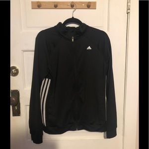 Black Adidas Zip Up | Size: Medium